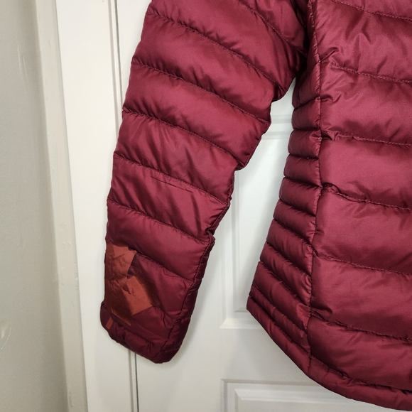 Sz M Eddie Bauer Women's First Ascent Stormdown 800 Puffer Jacket, Black Cherry - Picture 8 of 9